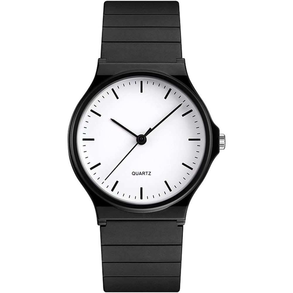 Luxury Unisex Quartz Watch with Silicone Strap – Fashionable
